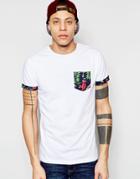 D-struct Hawaiian Pocket T-shirt - White