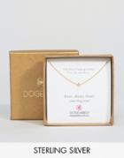 Dogeared Gold Plated Little Bits Of Happy Mini Star Limited Edition Boxed Necklace - Gold