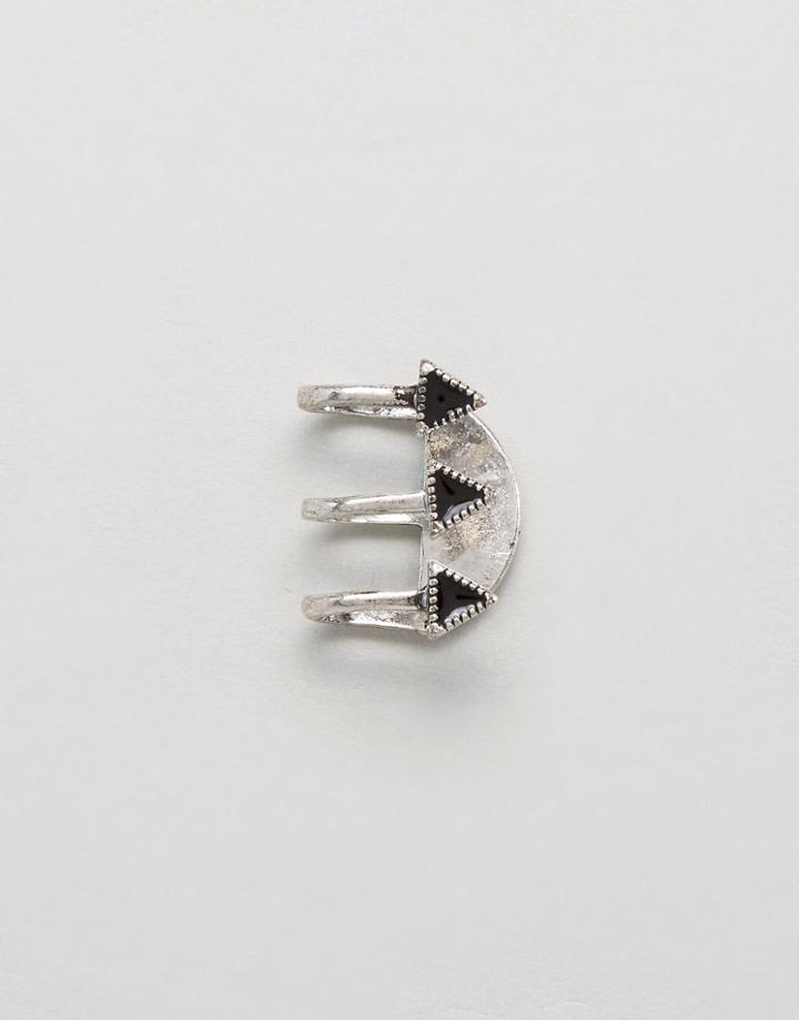 Asos Arrow Bar Ear Cuff - Silver