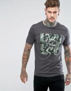 Firetrap Camo Graphic T-shirt - Black