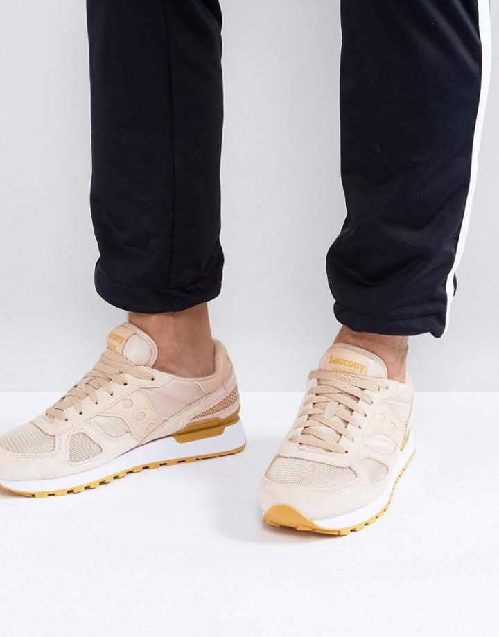 Saucony Shadow Original Sneakers In Tan S2108-649 - Tan