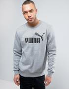 Puma Ess No.1 Crew Neck Sweatshirt In Gray 838252 03 - Gray