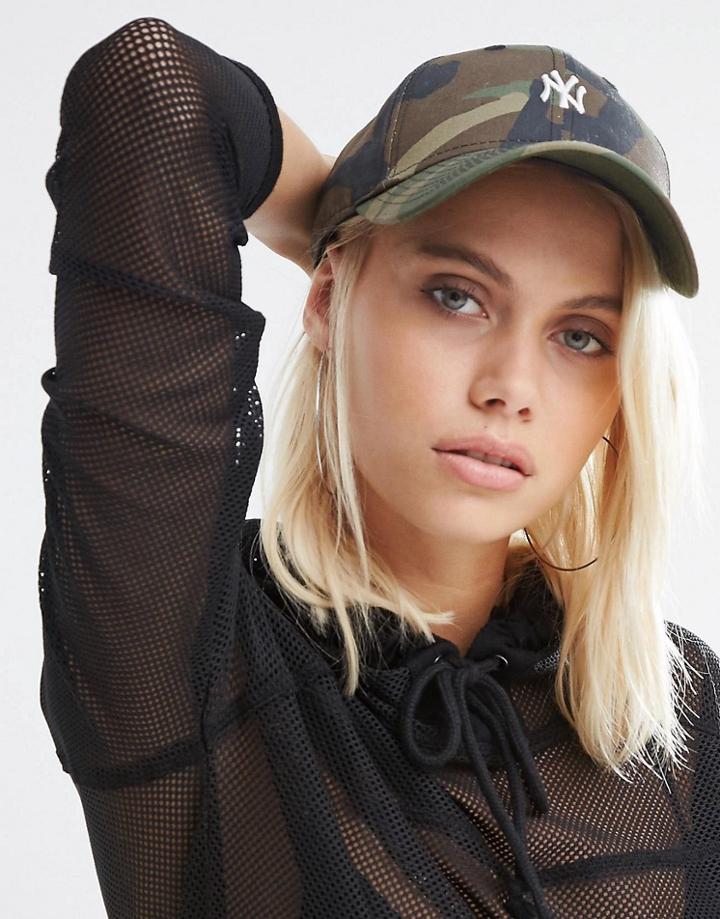 New Era 9 Forth Camo Cap With Ny Embroidery - Multi