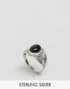 Jo Bali By Kingsley Ryan Black Onyx Ring - Silver