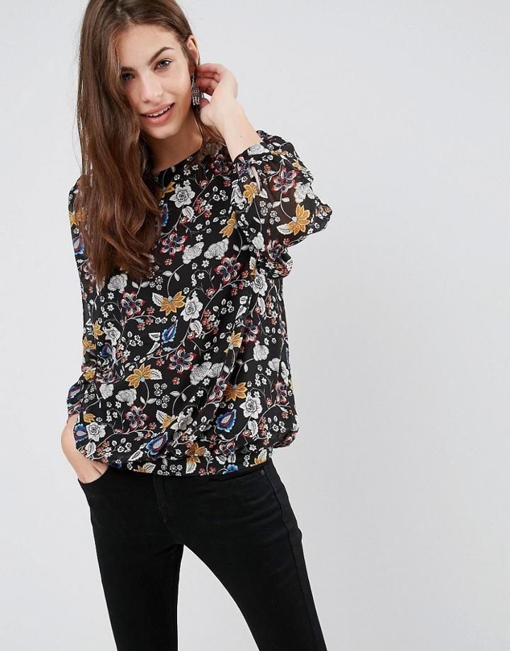 Brave Soul Floral Blouse - Multi