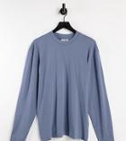 Collusion Organic Cotton T-shirt In Blue-blues