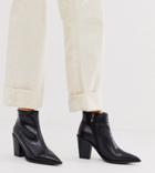 Co Wren Wide Fit Heeled Western Boots In Snake-multi