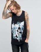Dead Vintage Vine Vest - Black