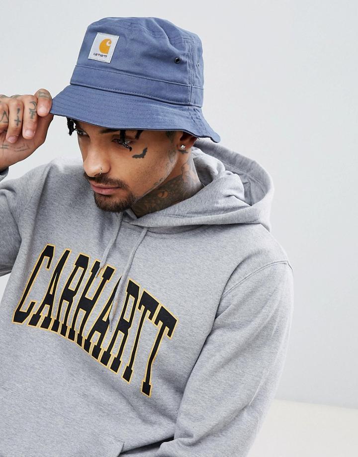 Carhartt Wip Watch Bucket Hat In Blue - Blue