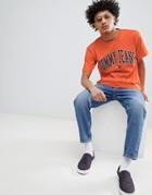 Tommy Jeans Collegiate Capsule T-shirt In Orange - Orange