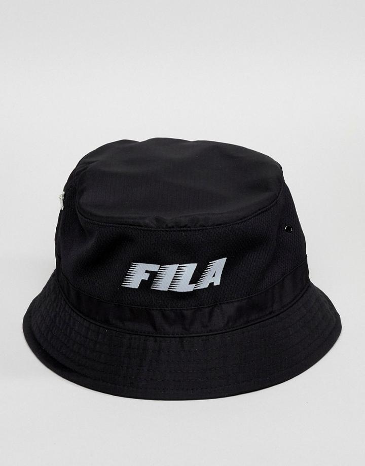 Fila Boyd Bucket Hat In Black - Black