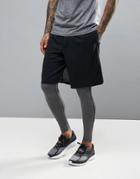 Saucony Running Cityside Shorts In Black Sa81309-bk - Black
