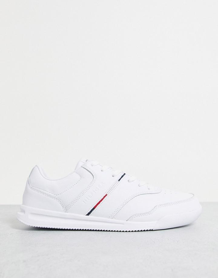 Tommy Hilfiger Lightweight Stripe Sneakers In White