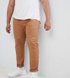 Asos Design Plus Skinny Chinos In Camel - Brown