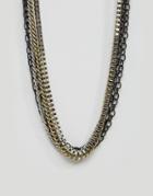 Asos Multi Chain Necklace Pack - Multi
