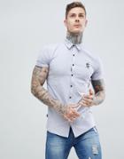 Gym King Jersey Short Sleeve Shirt In Gray Dawn - Gray