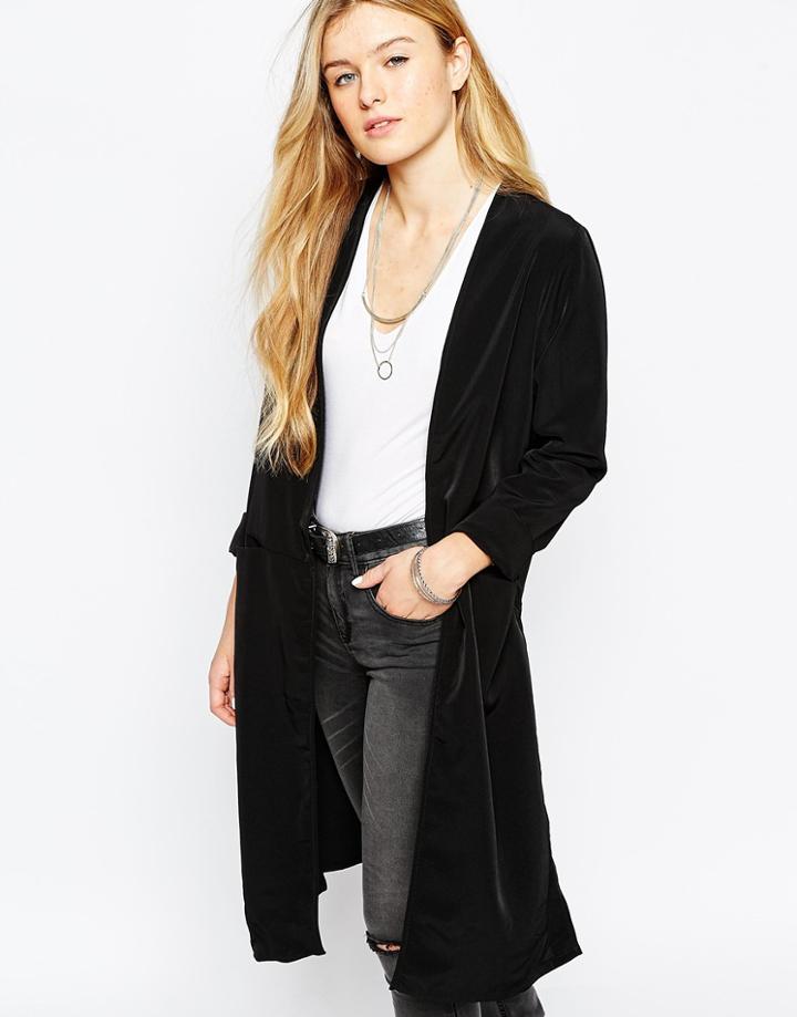 Only Longline Jacket - Black