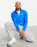 The North Face 100 Glacier 1/4 Zip Fleece In Blue-blues