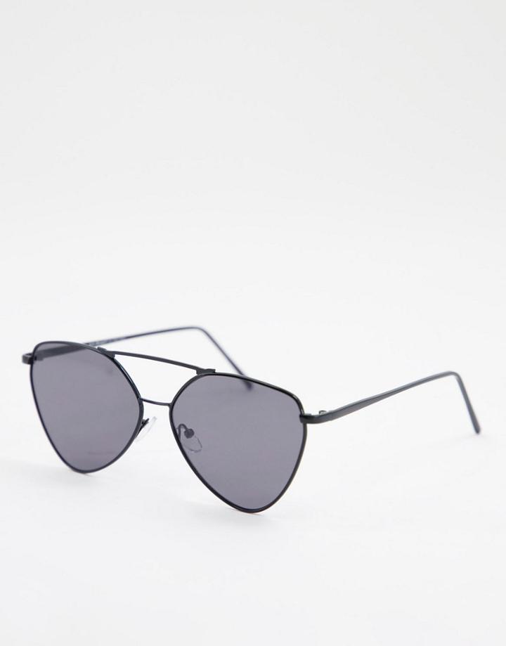 Aj Morgan Aviator Style Sunglasses-black