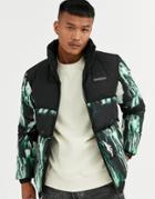 Good For Nothing Puffer Jacket With Print