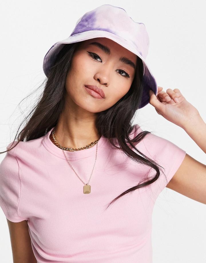 Boardmans Tie-dye Bucket Hat In Purple