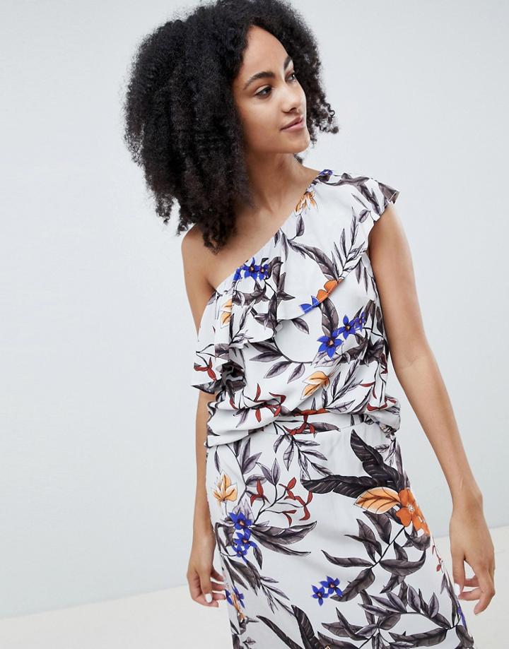 Gestuz Floral Printed Off The Shoulder Top - Multi