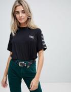 Lee Sports Tipping Logo T Shirt - Black