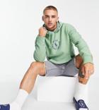 Polo Ralph Lauren X Asos Exclusive Collab Hoodie With Chest Circle Logo And Hood Logo Taping In Green