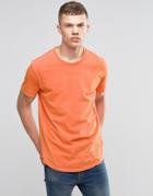 Bench T-shirt Innate With Worn Look - Orange
