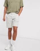 Only & Sons Slim Fit Chino Shorts In Stone-neutral