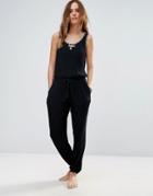 Rip Curl Beach Jumpsuit - Black