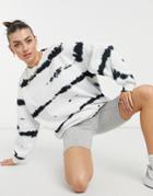 Levi's Slouchy Sweatshirt In Tie Dye-white