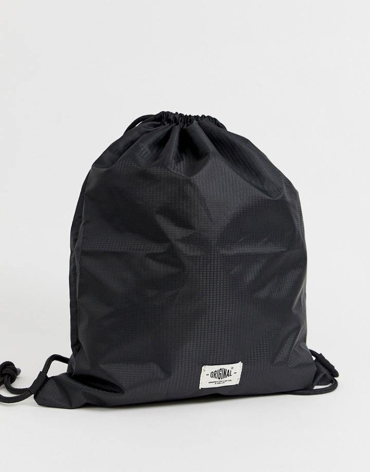 New Look Drawstring Bag In Black - Black