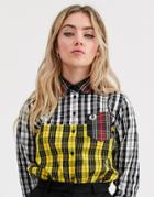 Fred Perry Mixed Plaid Shirt-multi