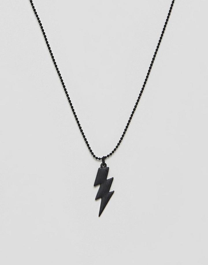 Classics 77 Thunder Bold Necklace In Black