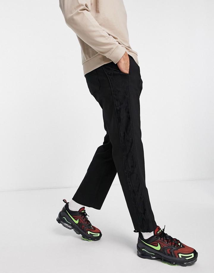 Bershka Tracksuit Pant In Black Snake Print - Part Of A Set