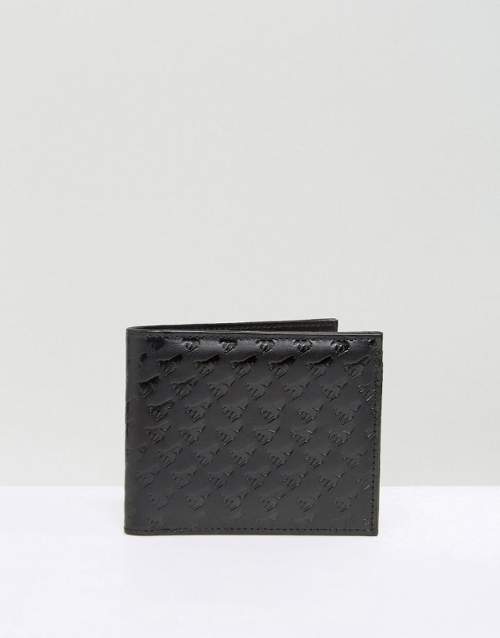 Abuze London Wallet With Wasp Print - Black