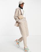 Heartbreak Belted Tailored Pants In Dogstooth - Part Of A Set-multi