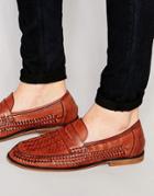 New Look Woven Loafers In Tan - Tan