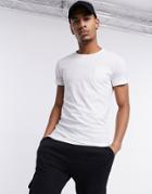 French Connection Pocket T-shirt In White