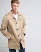 Le Breve Straight Trench Trench - Tan