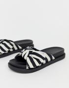 Truffle Collection Bow Slides-multi
