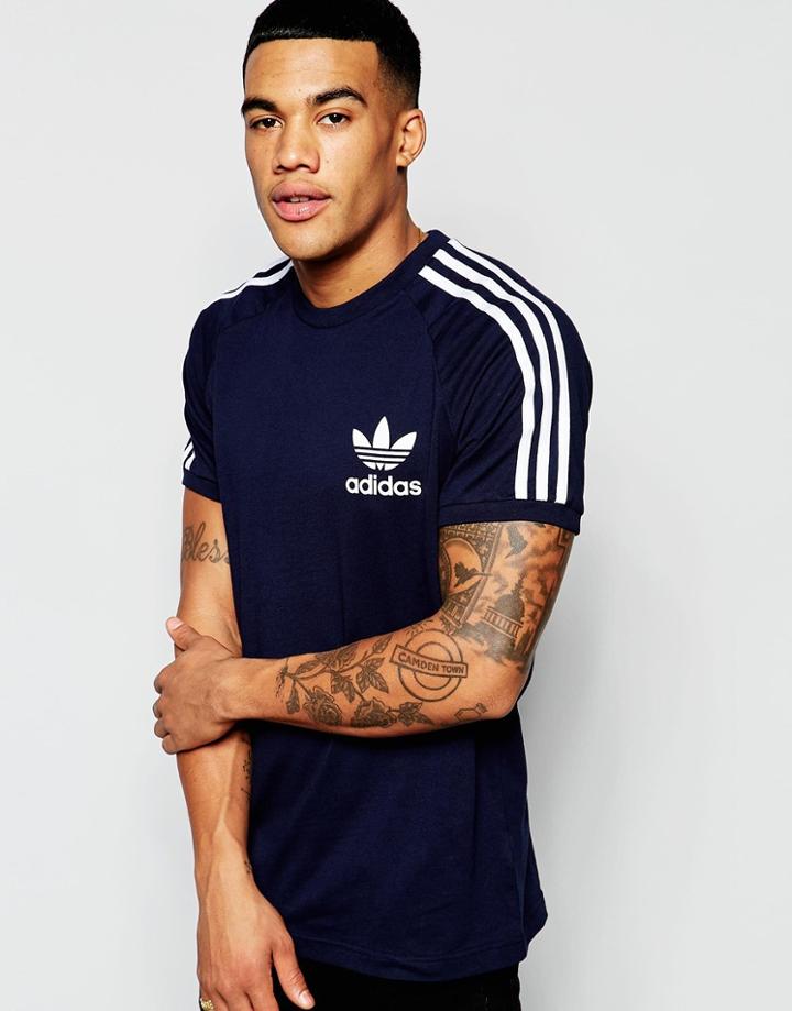 Adidas Originals California T-shirt Ap9019 - Blue