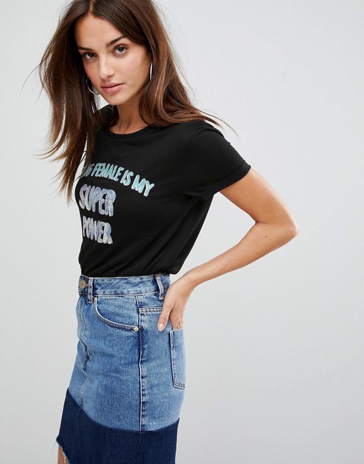 Sugar Dust Super Power T-shirt - Gray