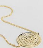 Orelia Gold Plated Coin Detail Chain Bracelet - Gold