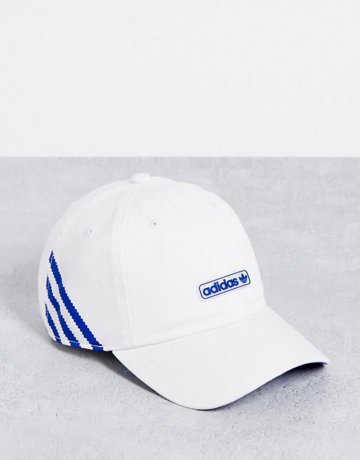 Adidas Originals Relaxed Forum Strapback Cap In White