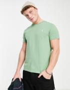 Polo Ralph Lauren Player Logo T-shirt In Green