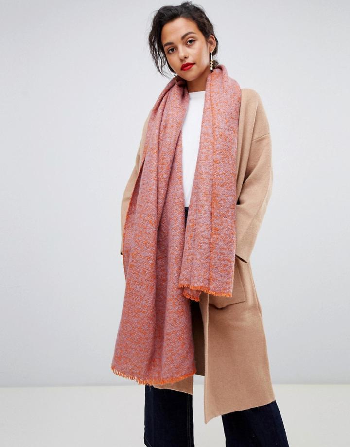 Vero Moda Knitted Scarf - Purple