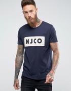 Nudie Jeans Co Anders Njco Patched T-shirt - Navy