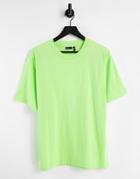 Asos Design Ultimate Oversized T-shirt In Acid Green